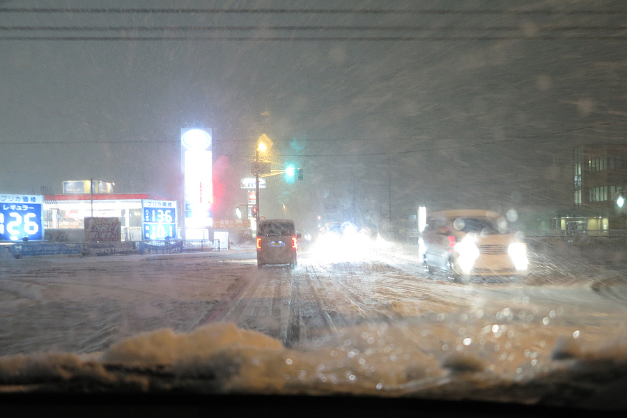 2017年1月15・16日の大雪の様子と記録・写真画像集（滋賀県甲賀市水口町）