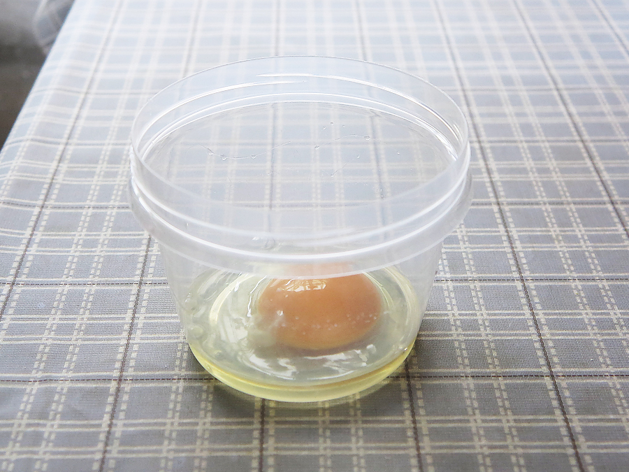 レンジで簡単！新食感のタマゴポータジュふわとろスープ[お腹にやさしい？ごはんレシピ・１回目]