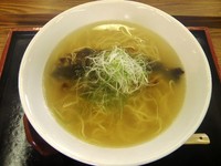 完食！鮎塩ラーメン