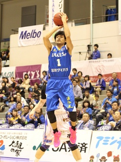 岡田優選手、TKbjリーグ通算5000点達成!