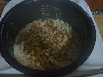 落花生ご飯