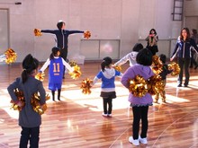 4/14･15信州戦　親子バスケ教室、チアスクール体験会開催