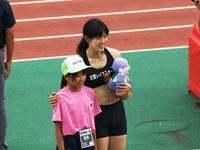女子棒高跳び・我孫子選手　第95回日本選手権　優勝