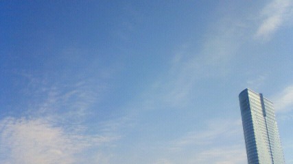 本日は晴天なり