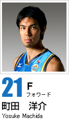＃21町田洋介　プロフィール