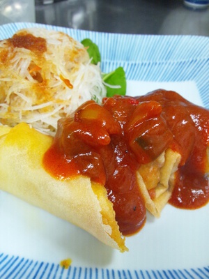 今夜はノドグロとハンバーグ