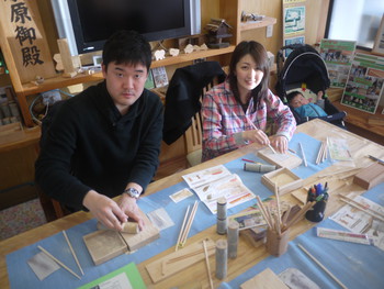 「マイ箸」作り体験教室、好評開催中です！