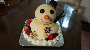 今年のクリスマスケーキ