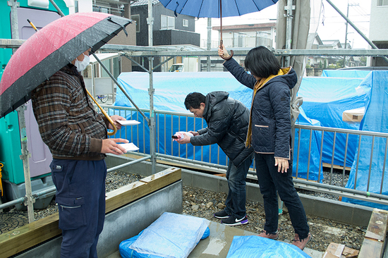 M様邸の上棟