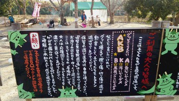 妹背の里のアスレチック