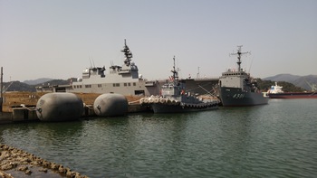 舞鶴港の軍艦！！