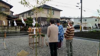 モデルハウスの～地鎮祭～！！！