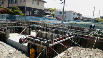 みんなの家のモデルハウス　～基礎工事～