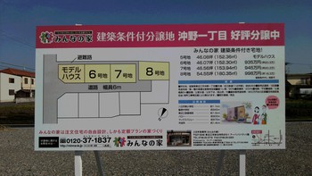 看板設置完了！！