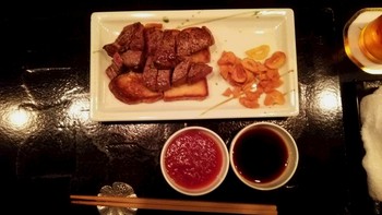 ホテルでご飯・・・