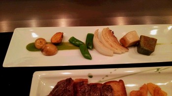 ホテルでご飯・・・