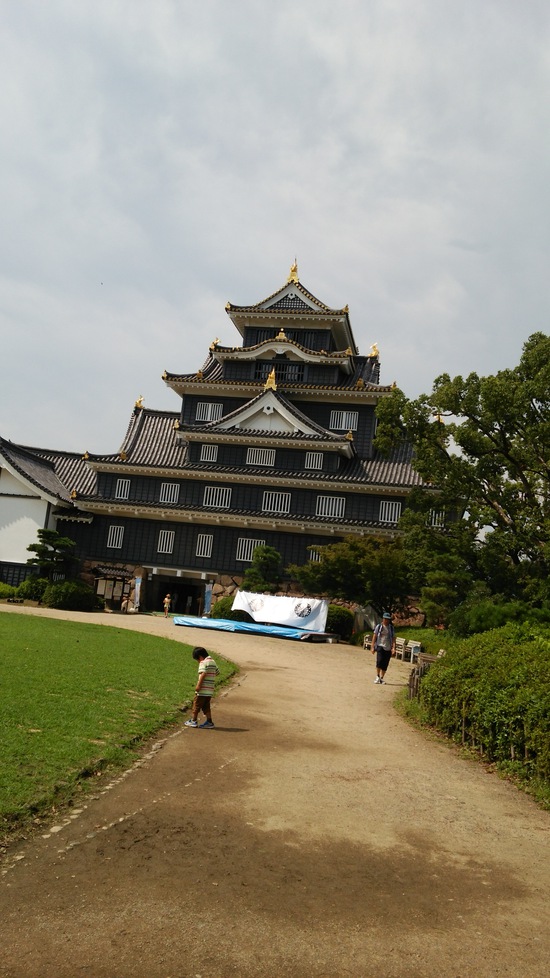 岡山城の写真