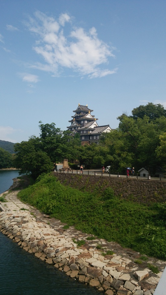 岡山城の写真