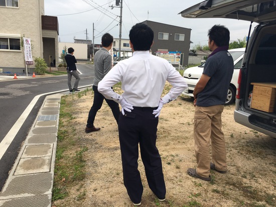 モデルハウス最終公開です。