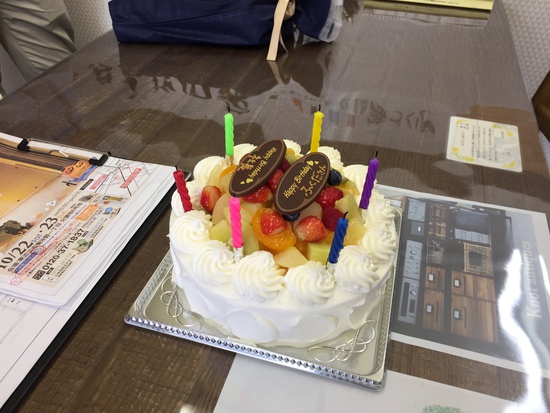 10月のお誕生日♬
