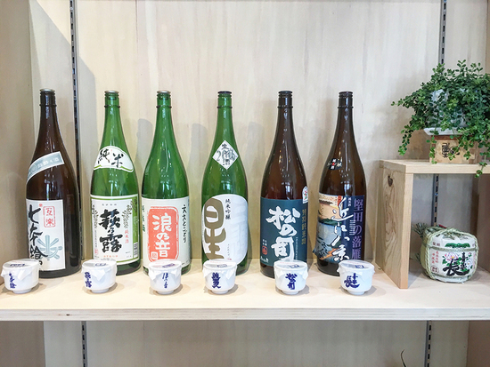 ランチ&日本酒デザート♬