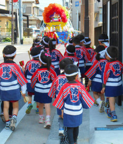 お祭りごっこ♪