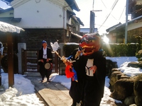 獅子舞がやってきました！