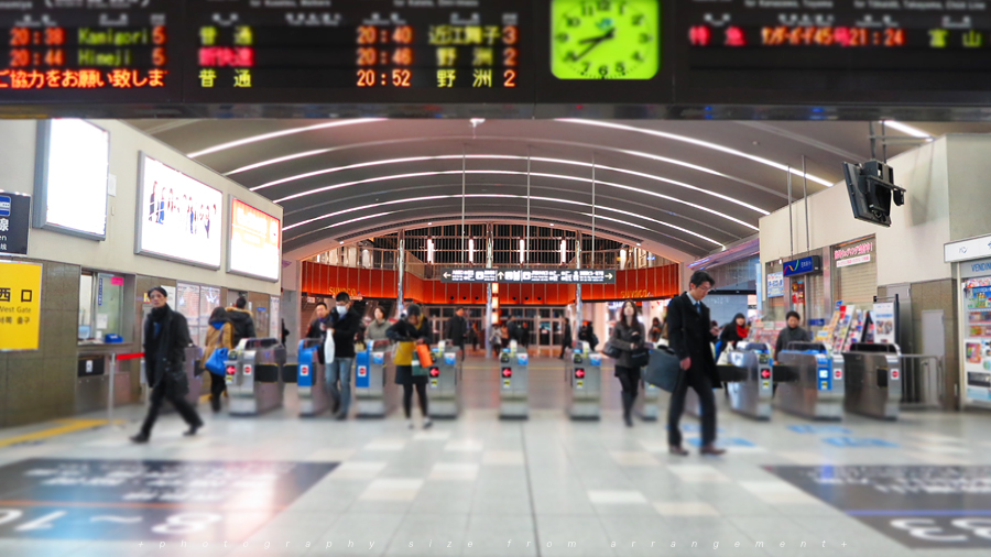 G1Xで京都スナップ[G1X] christmas japan kyoto train station & town