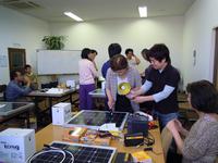 手作りの太陽光パネルなのだ～ヽ(ﾟ∇､ﾟ)