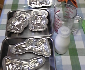 夏休みのおやつ作り