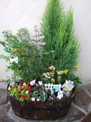 秋の寄せ植え