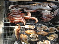 メガネ、ついに謎のヴェールを脱ぐ！！（笑）＠滋賀咲くＢＢＱ