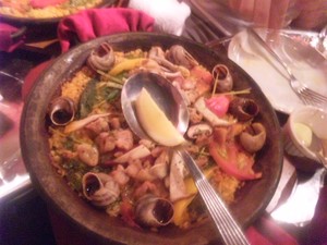飲み会②スペイン料理と2次会。