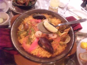 飲み会②スペイン料理と2次会。