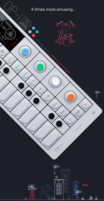 小型シンセサイザー OP-1