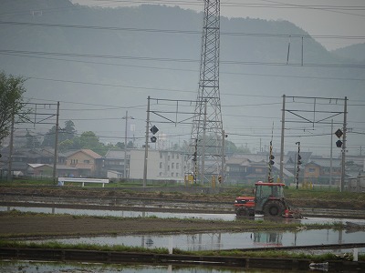 スナップショット　田園風景「代かき（しろかき）」編