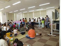 8/23「ふあ・ふあ」守山の「敬老の日　足形とり」にいってきました