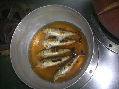 鮎の山椒煮