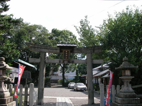 ◆住宅地の中にひっそりと佇む神社、大津膳所の石坐神社
