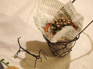 uchi cafe* さんで　『　ワイヤーじかん　』　でした