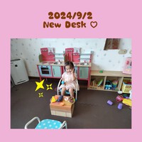 ９月２日　おままごとつくえ
