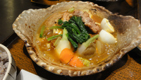 大戸屋さん（フォレオ大津一里山店）のカレー鍋