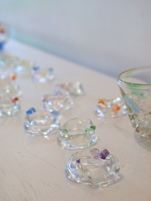 『　空と虹　ガラス展　』