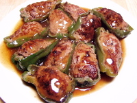 ピーマンの肉詰め