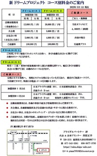 ブライダルパートナー絆　コース別料金のご案内