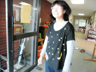 先生たちのＴシャツ（園長先生）