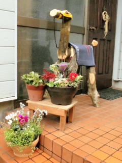お正月 寄せ植え