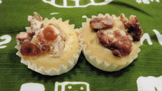 手作りおやつ “金時豆入り 蒸しパン”