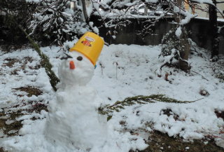 ウィンク 雪だるま