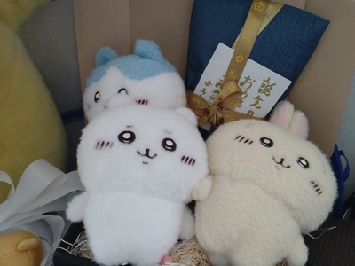 「ちいかわちゃん」らに託して♪